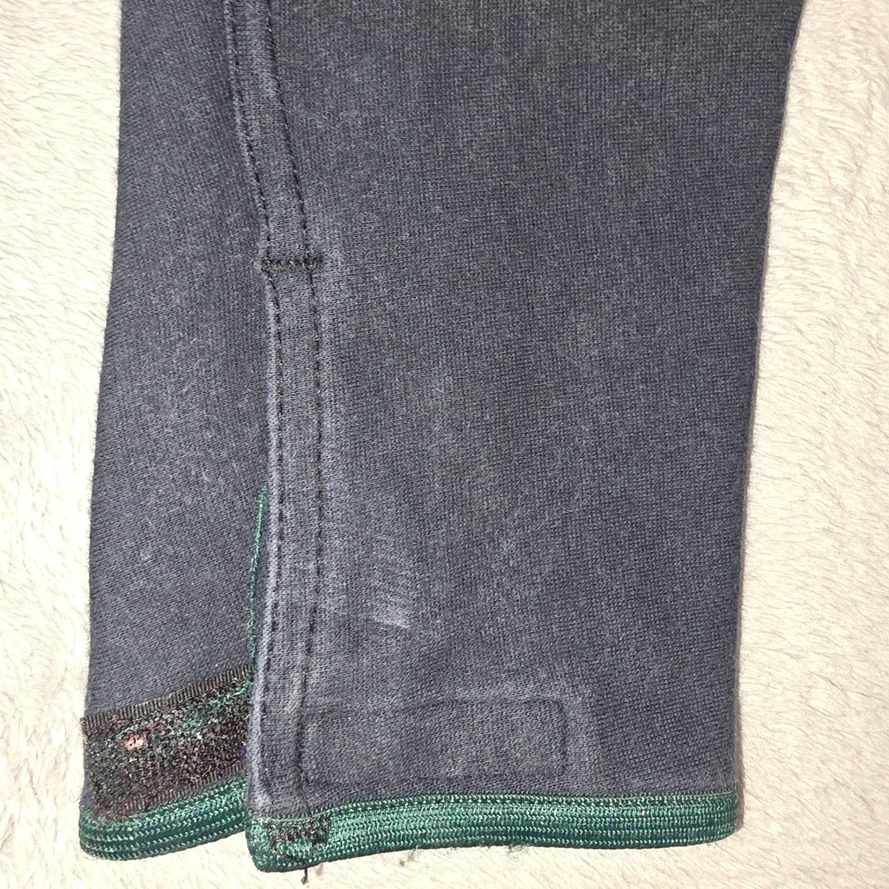 Devon Aire Womens Navy Blue Knee Patch Equestrian Breeches Riding Pants Large - Picture 12 of 16